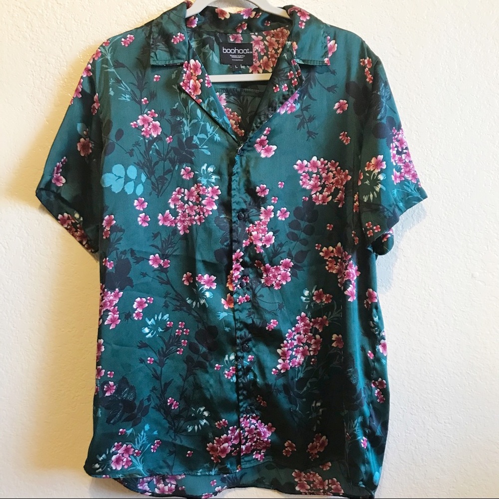 Men’s Satin button up